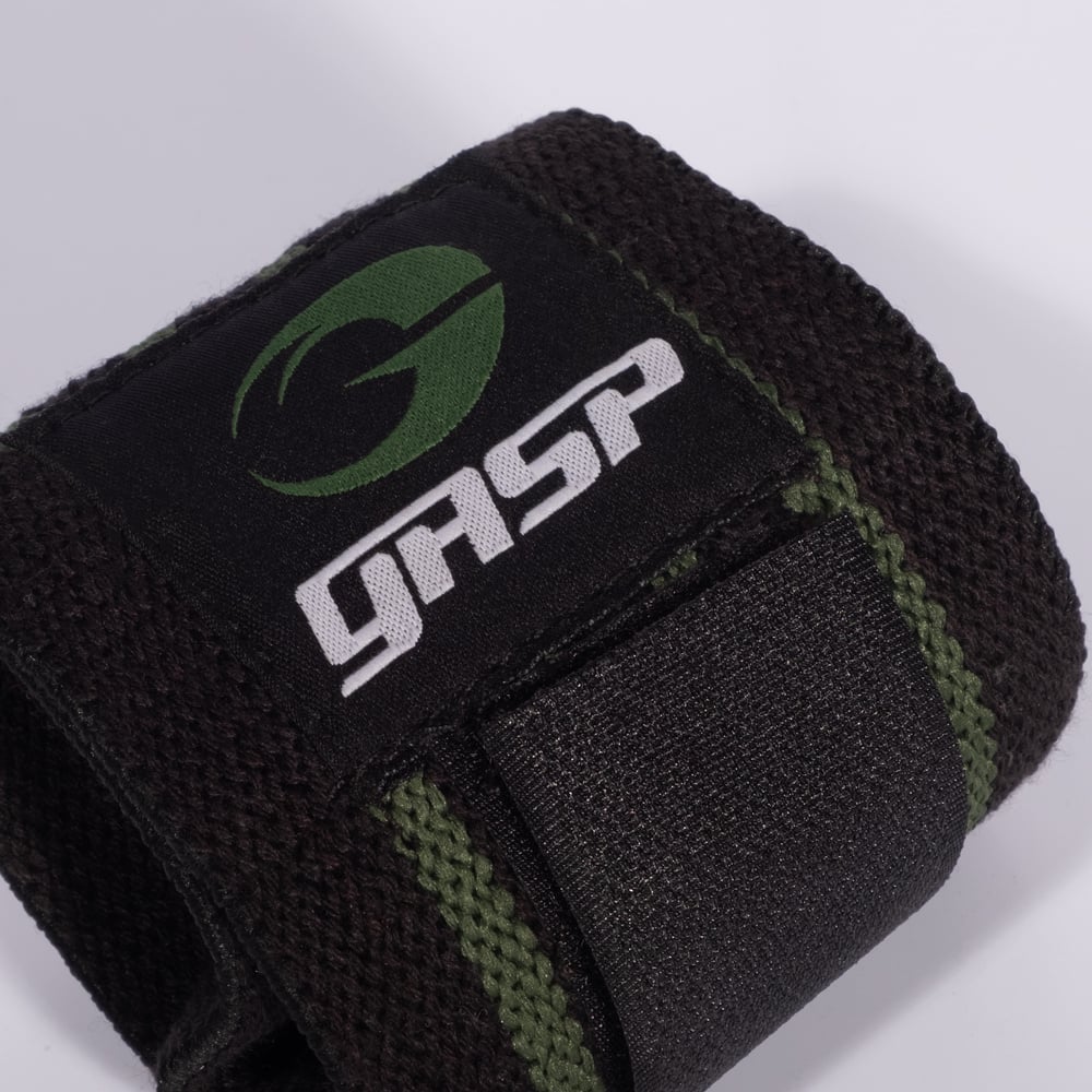 Hardcore Wrist Wraps - Black/Green