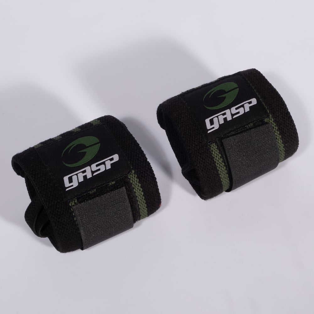 Hardcore Wrist Wraps - Black/Green