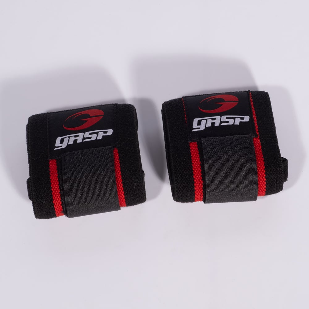 Hardcore Wrist Wraps - Black/Red