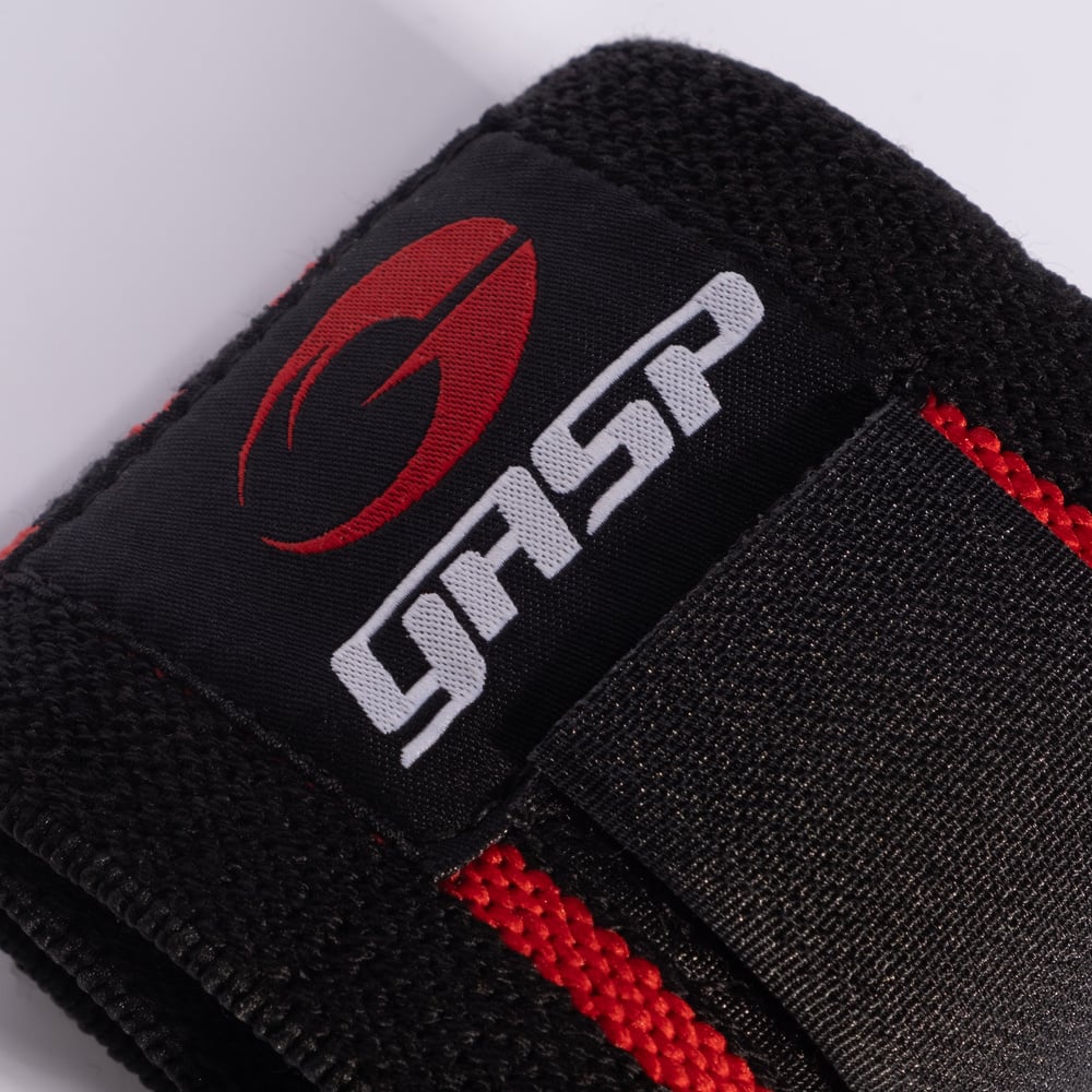 Hardcore Wrist Wraps - Black/Red