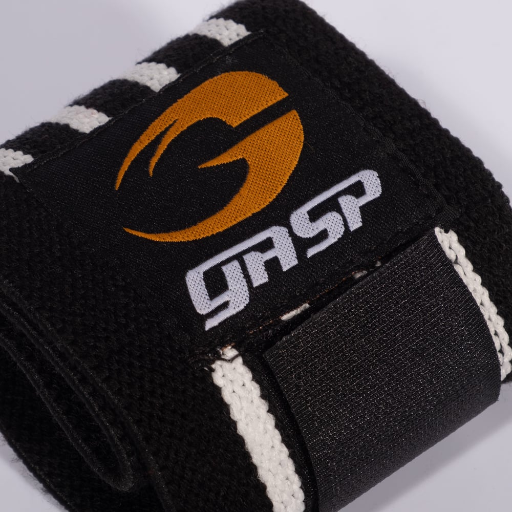Hardcore Wrist Wraps - Black/White