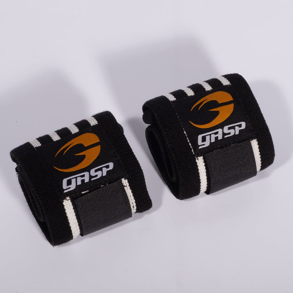 Hardcore Wrist Wraps - Black/White