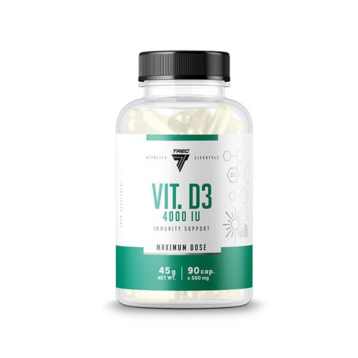 Vitamin D3 4000iu 90 Kapsler