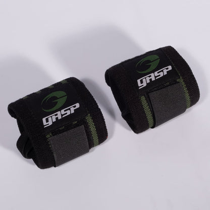 Hardcore Wrist Wraps - Black/Green
